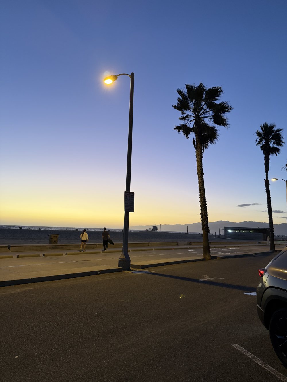 Sunset light on the Pacific Coast Highway